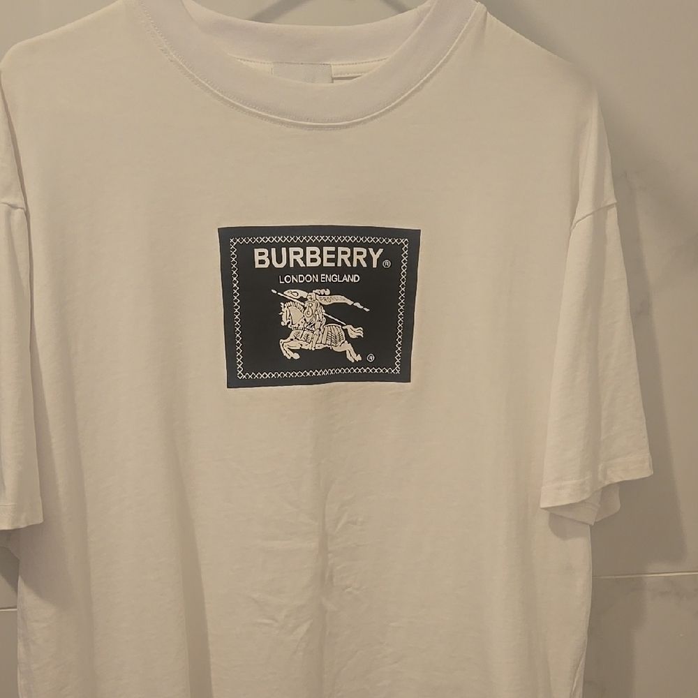 Burberry White Men's T-Shirt